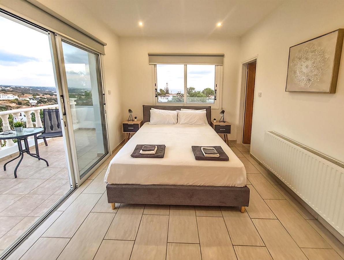 Katya-Sofia Villa - Tranquility With Sea View Peyia Exterior foto